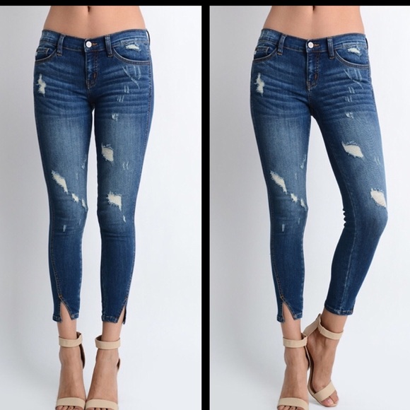 KanCan Pants - 🌈 KanCan Destroyed Skinny Jeans